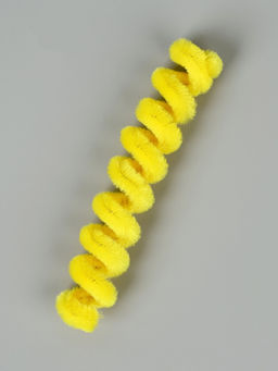 Синельная проволока, набор 100 шт, размер 1 шт 30х0,8 см, цвет желтый