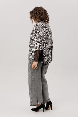 Блуза ANELLI 1801 зебра  фото 2