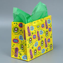 Пакет ламинированный с тишью Улыбайся, MS 23 18 10 см - Дарите счастье фото 2