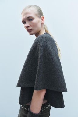 KNIT CAPE JACKET - Zara фото 4