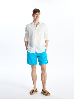 K?sa Boy Bask?l? Erkek Deniz ?ortu