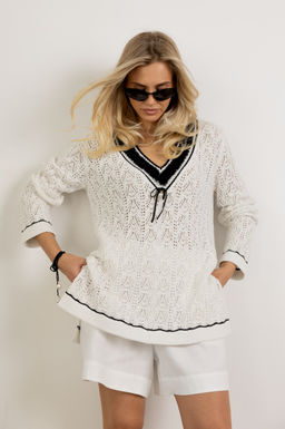 SS-2645 джемпер женский молоко