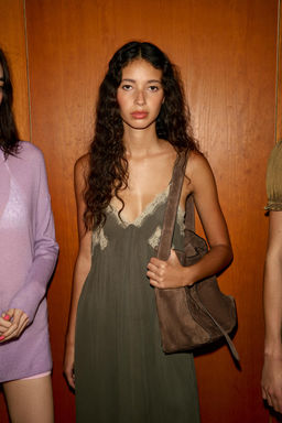 LACE CAMISOLE DRESS