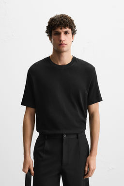 BASIC KNIT T-SHIRT - Zara фото 2