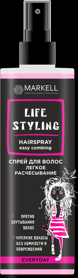 Markell LIFESTYLING Спрей для волос ЛЕГКОЕ РАСЧЕСЫВАНИЕ 195мл