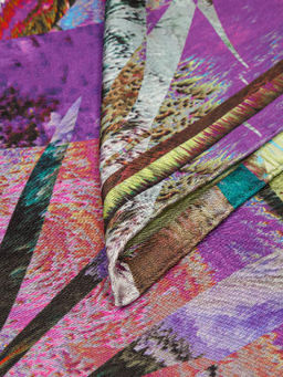 Платок жен. шелк 90х90 E04-8379-10 - Eleganzza фото 2