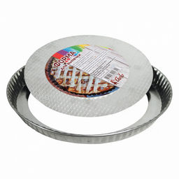 Форма для запекания металлическая д27см, h2,8см, круглая, (Россия)