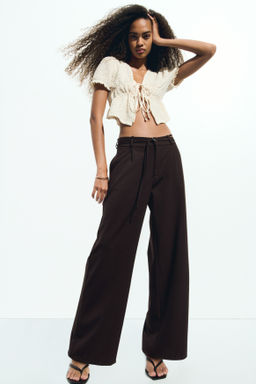 Pantal?n sastre con cintur?n - H&m фото 5