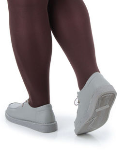 01-D7583-2 GRAY Ботинки демисезонные женские (натуральная кожа) - Фабричный китай фото 3