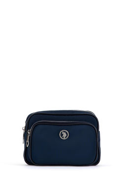 Женская темно-синяя стеганая поясная сумка - U.s. polo assn фото 3