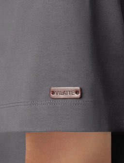 Свободная футболка с авторским принтом - Vilatte фото 2