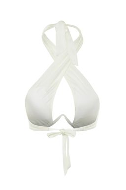 TRENDYOLMILLA Ekru Balkonet Ters V Balenli Bikini Ustu TBESS22BU0203 фото 6