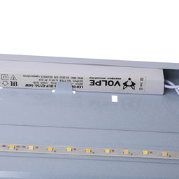 ULP-Q116 6060-36W/4000K+6500K WHITE Светильник светодиодный потолочный универсальный. Белый свет(4000K)/Холодный свет(5000К)/Дневной свет(6500K). Рассеиватель матовый. Встроенный и/п. Корпус белый. ТМ Volpe
