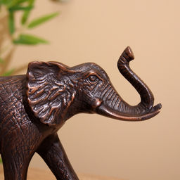 Сувенир «Слоник», 28×9×18 см, алюминий