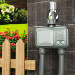 UST-A400 2C/WF IP65 GATEWAY OLIVE Умный таймер Wi-Fi+Bluetooth для автоматического полива. 2 канала. Шлюз в/к. ТМ Uniel