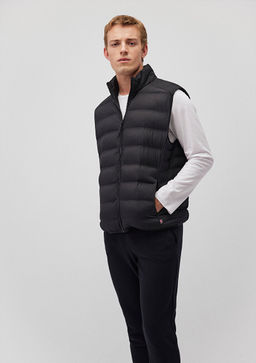 Siyah Sisme Yelek - Mavi фото 2