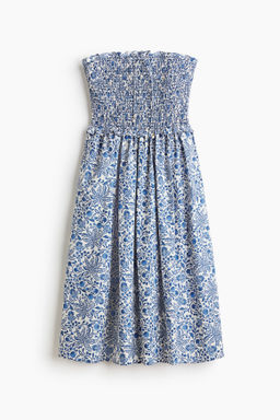 Vestido bandeau con cuerpo nido de abeja - H&m фото 2