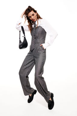 Костюм трехпредметный (блузка+брюки+галстук) - Elletto фото 30