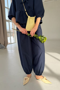 Блузка NATURE093/04/Синий - M&G all natural фото 3