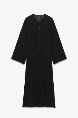 MIDI DRESS WITH TOGGLES ZW COLLECTION - Zara фото 14