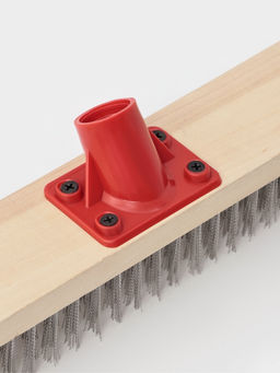 Щётка для пола с металлической щетиной, 40 см