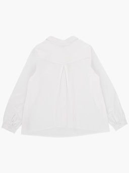 Рубашка для девочки в школу белая UD 7817 белый - Mini maxi фото 8