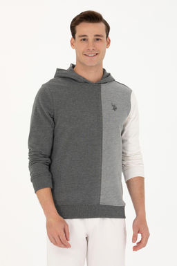 U. S. Polo Assn Мужской свитшот антрацитового меланжа - U.s. polo assn фото 18
