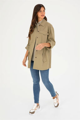 U. S. Polo Assn / Женская куртка цвета хаки - U.s. polo assn фото 4