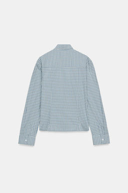 OVERSIZE STRIPED POPLIN SHIRT - Zara фото 23