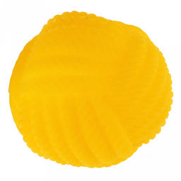 Игрушка для собаки Клубок д7см, с пищалкой, ПВХ, фактурная, цвета микс (ярко-розовый, ярко-оранжевый, желтый), Пэт тойс (Pet toys) (Китай)  фото 3