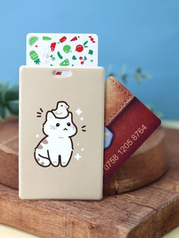 Держатель для карт Аниме Cat duck (6,5 х 10,4 см)