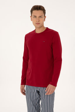 Erkek Bordo Pijama Tak_m_ - U.s. polo assn фото 3
