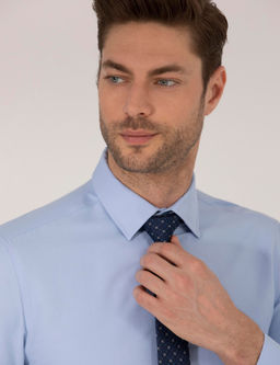 Рубашка Pierre Cardin Slim Fit Oxford темно-синяя