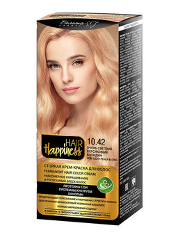 Белита-М Hair Happiness Крем-краска д/волос аммиачная №10.42 светлый персиковый блондин