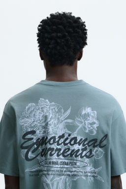 Camiseta con motivo estampado Loose Fit - H&m фото 29
