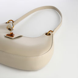 Сумка женская багет на молнии, цвет молочный - Textura фото 5