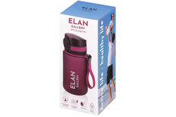 Бутылка для воды 350 мл 6,8*6,8*17 см "Style Matte" бургундия