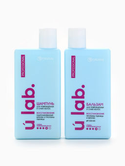 Подарочный набор «Восстановление»: шампунь 250 мл, бальзам 250 мл, URAL LAB