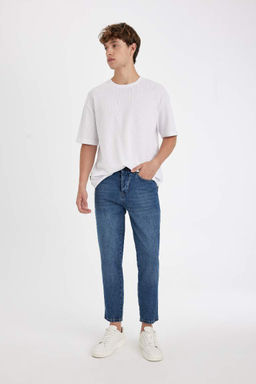 Slim Crop Fit Dar Kal?p Normal Bel Dar Paca Jean Pantolon - Defacto фото 3