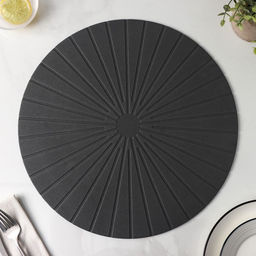Цена за 12 шт. Салфетка сервировочная на стол Ра, d=36 см, цвет серый - Simaland фото 9