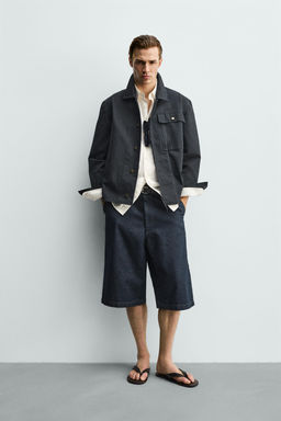 BERMUDA BAGGY FIT / Azul