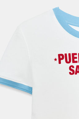 CAMISETA VIVOS TEXTO / Blanco roto - Zara фото 6