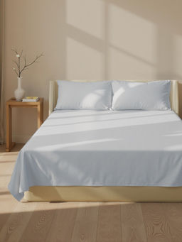 Простыня евро SL Home Modal, 235260 см, светло-серая, модал - Sima-land home фото 4