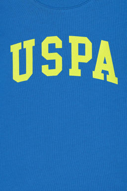 Базовый свитшот для мальчика кобальтово-синего цвета - U.s. polo assn фото 3