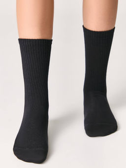 Цена за 2 пары CONTE-KIDS Удлиненные носки ACTIVE черный - Conte elegant фото 2