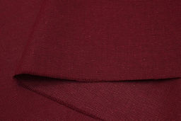 Рогожка цв.Темный бордово-вишневый, ш.1.5м, хлопок-100%, 160гр/м.кв - Купава фото 2