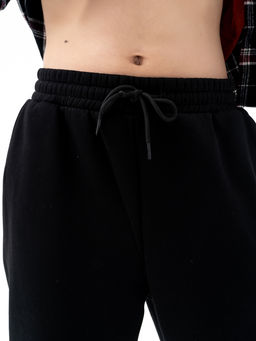 с начесом  Брюки джоггеры ,черные - Binita фото 6