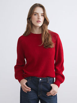 Bisiklet Yaka Kad?n Triko Kazak