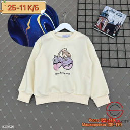 Кофта для девочки с рисунком