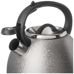 ЧАЙНИК AGNESS СО СВИСТКОМ 2,5 Л, SILVER, ИНДУКЦИОН. ДНО  фото 3
